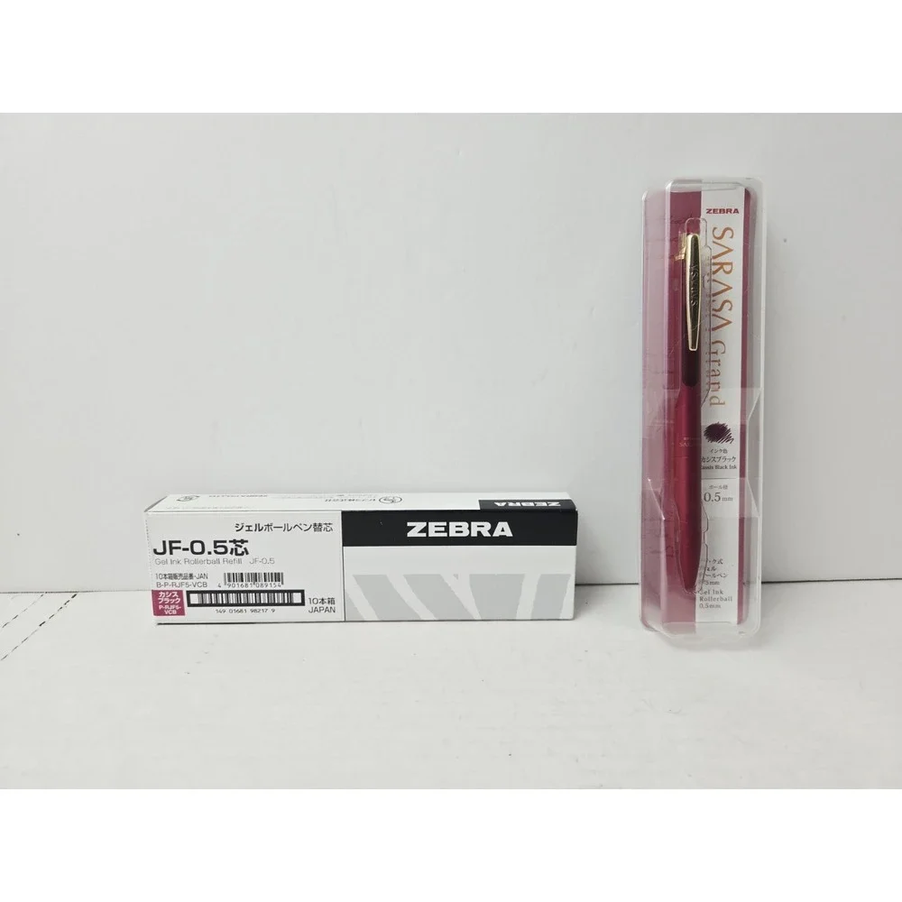 Zebra Rollerball Pen and refills New Sarasa Grand .5mm
